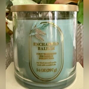 🆕🌿 SONOMA GOODS FOR LIFE “ENCHANTED BALSAM“ 3-WICK CANDLE. (14 oz). BRAND NEW.